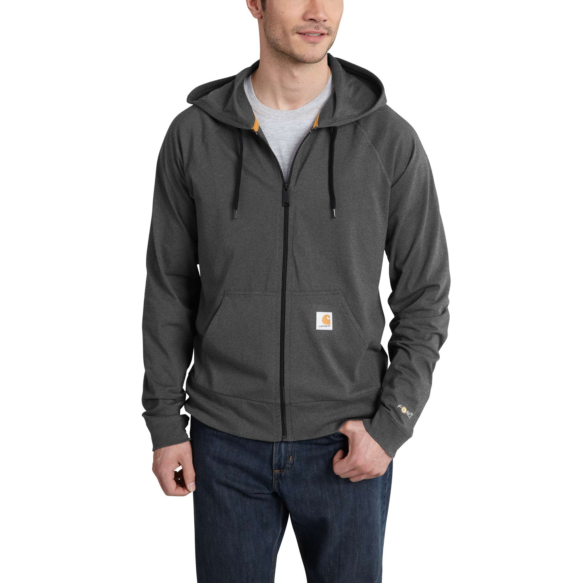 Carhartt Force® Cotton Delmont Zip Front Hoodie