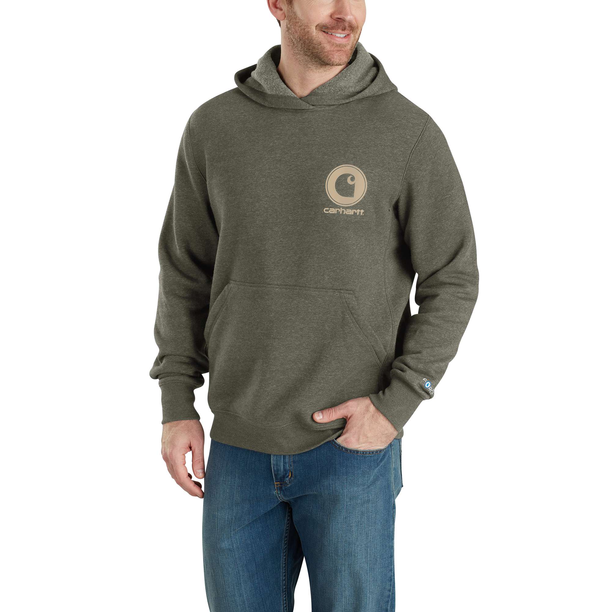 Carhartt ForceĀ® Delmont Graphic Hooded Sweatshirt
