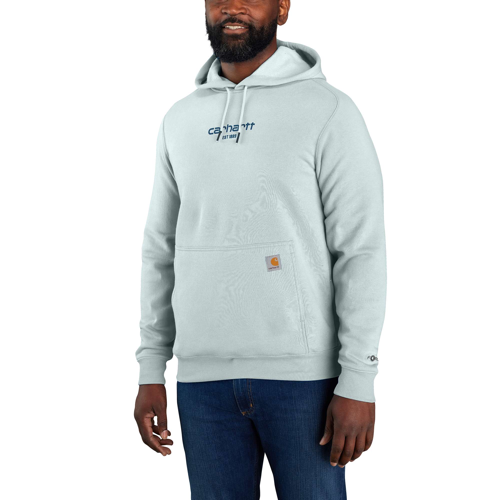 Carhartt ForceĀ® Relaxed Fit Lightweight Logo Graphic Hoodie