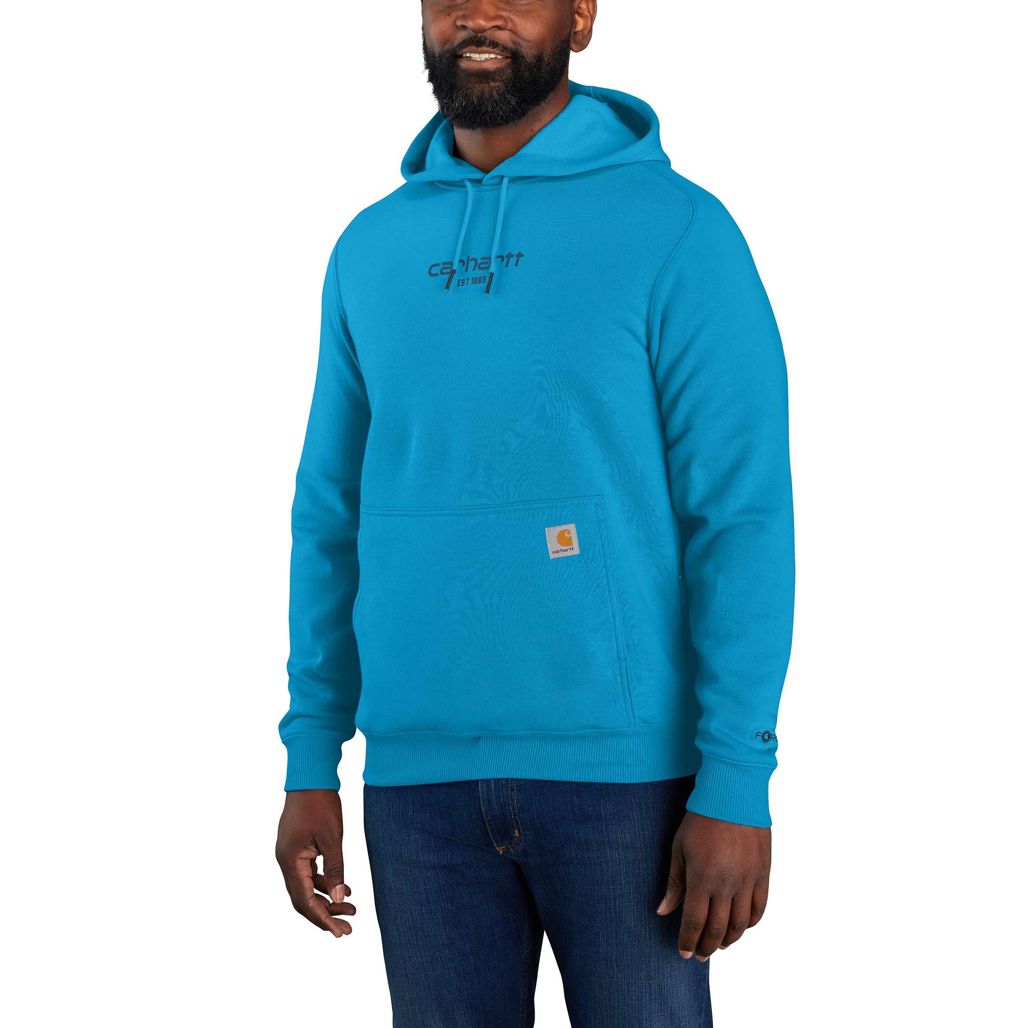 Carhartt ForceĀ® Relaxed Fit Lightweight Logo Graphic Hoodie