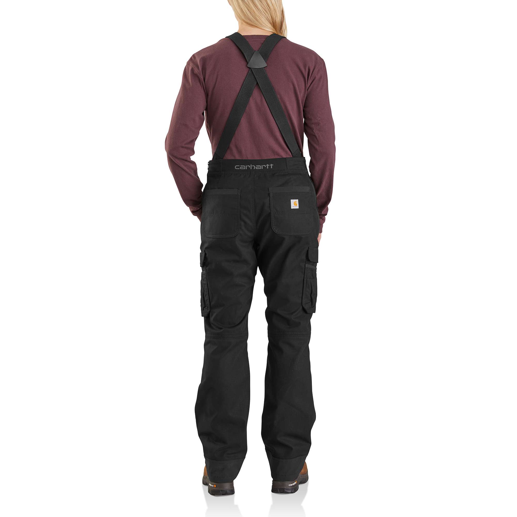 Carhartt® Rugged Flex® Steel Cargo Double Front Bib Overalls - Image 2