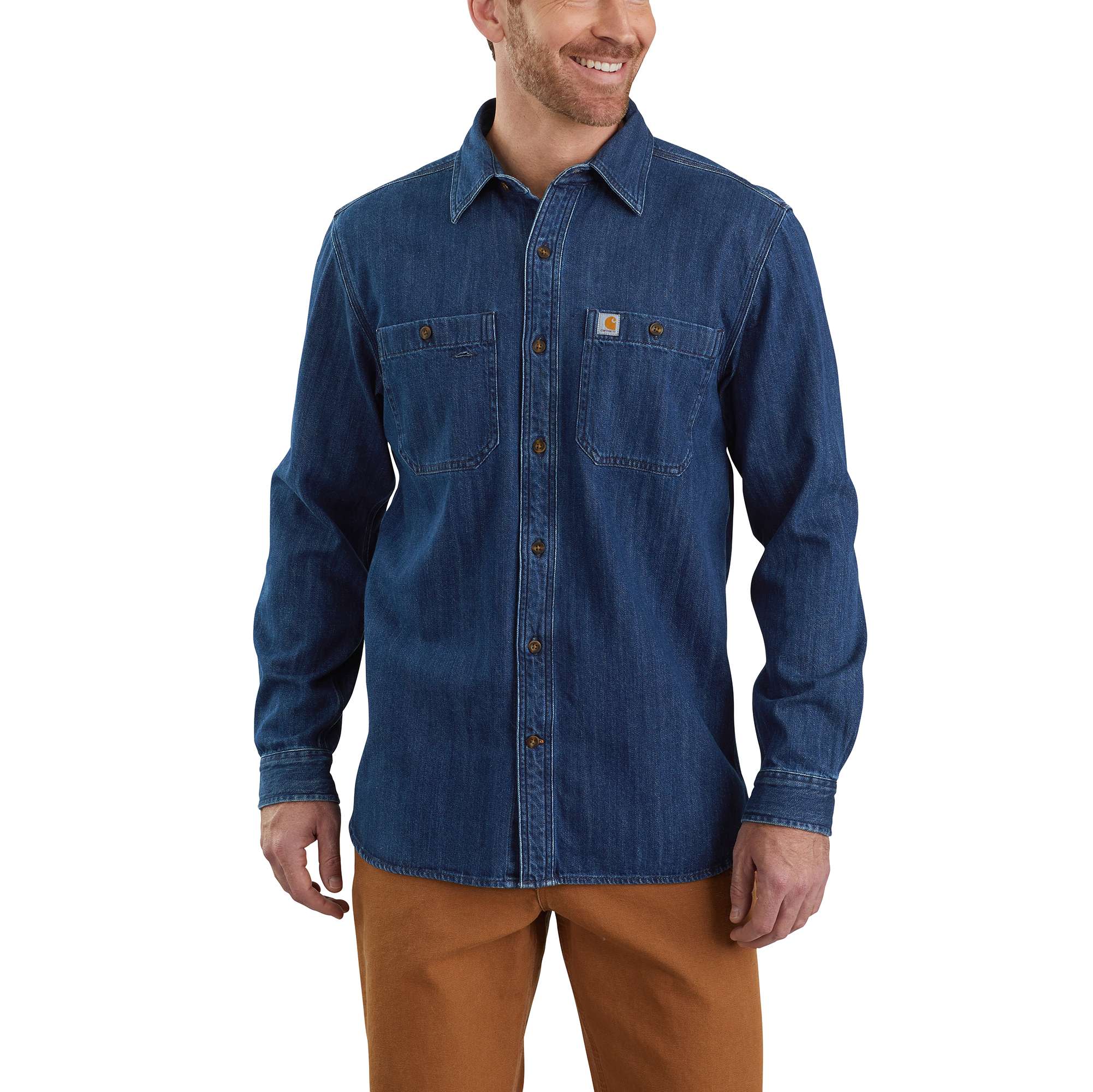 Denim Long-Sleeve Shirt