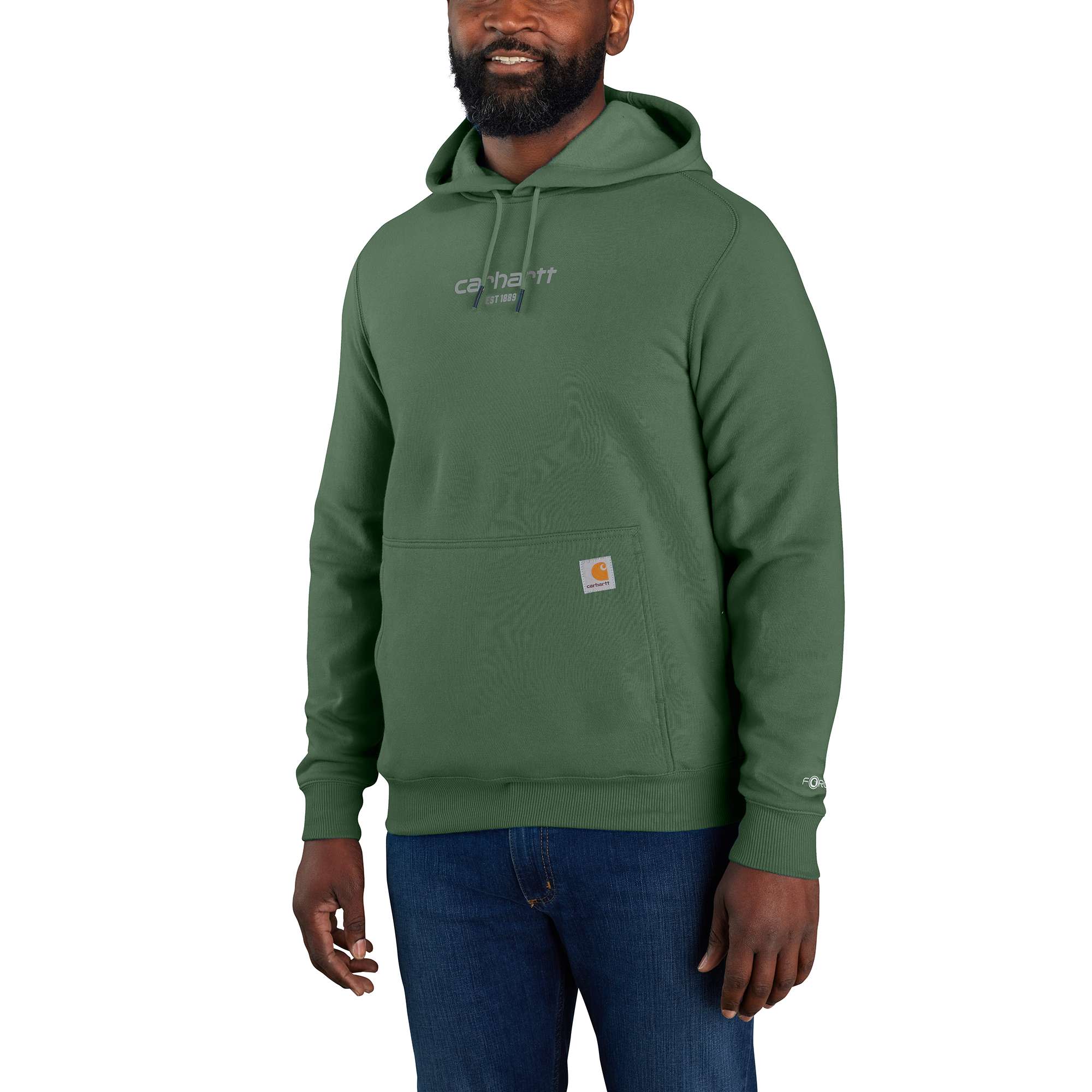 Force Relaxed Fit Lightweight Logo Graphic Sweatshirt