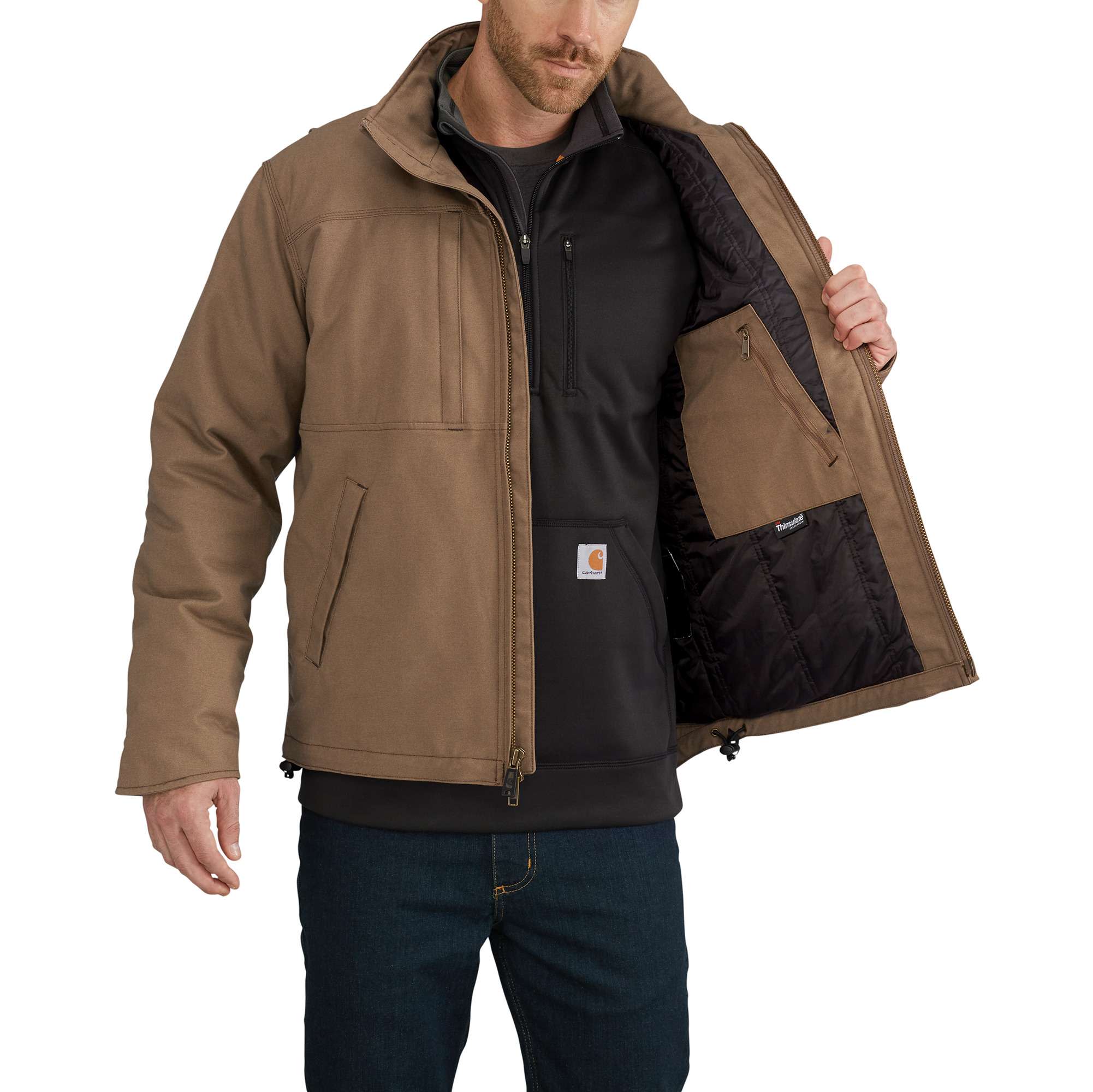 Full Swing® Loose Fit Quick Duck Insulated Jacket - 3 Warmest Rating - Image 4