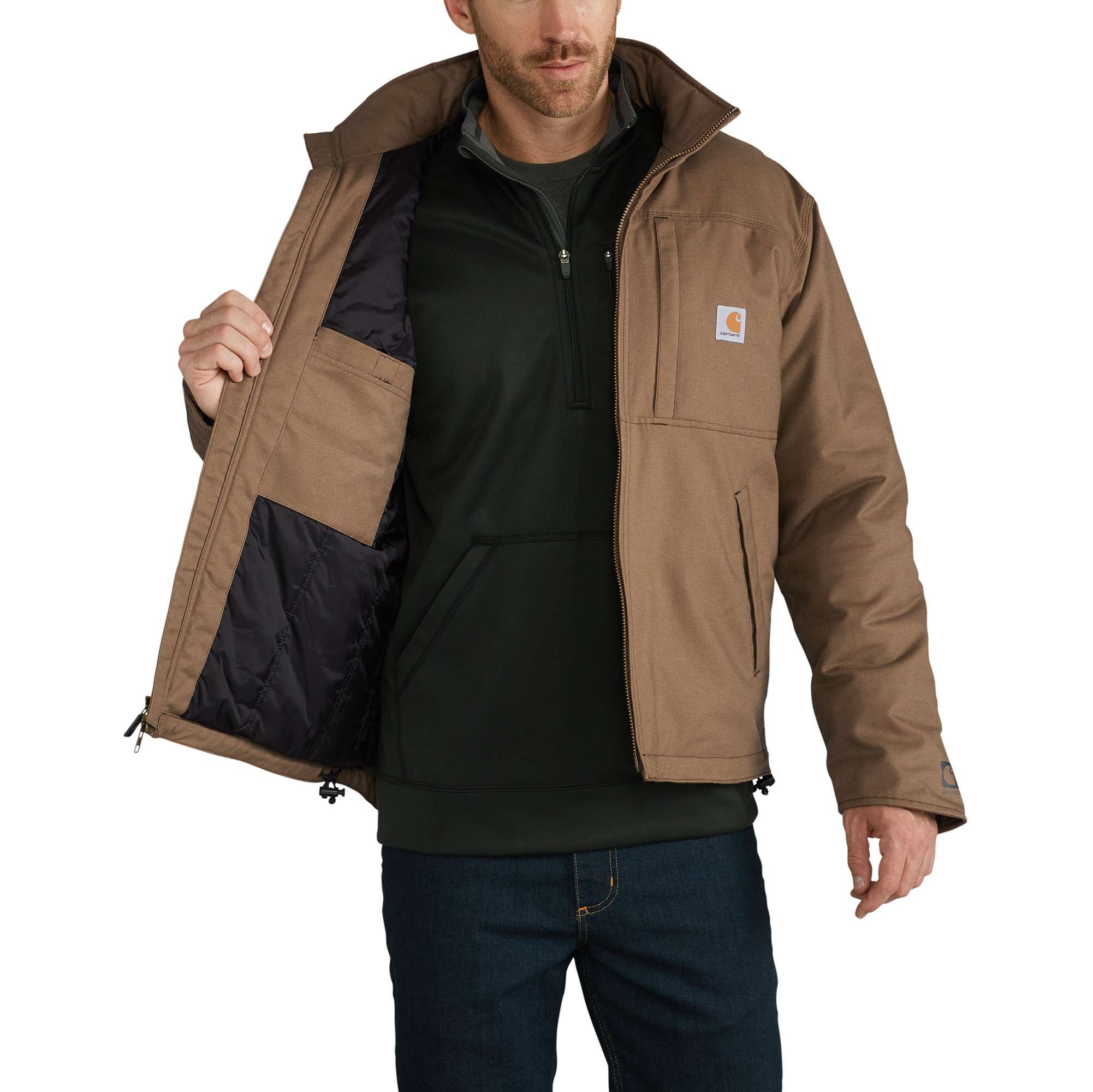Full Swing® Loose Fit Quick Duck Insulated Jacket - 3 Warmest Rating - Image 5