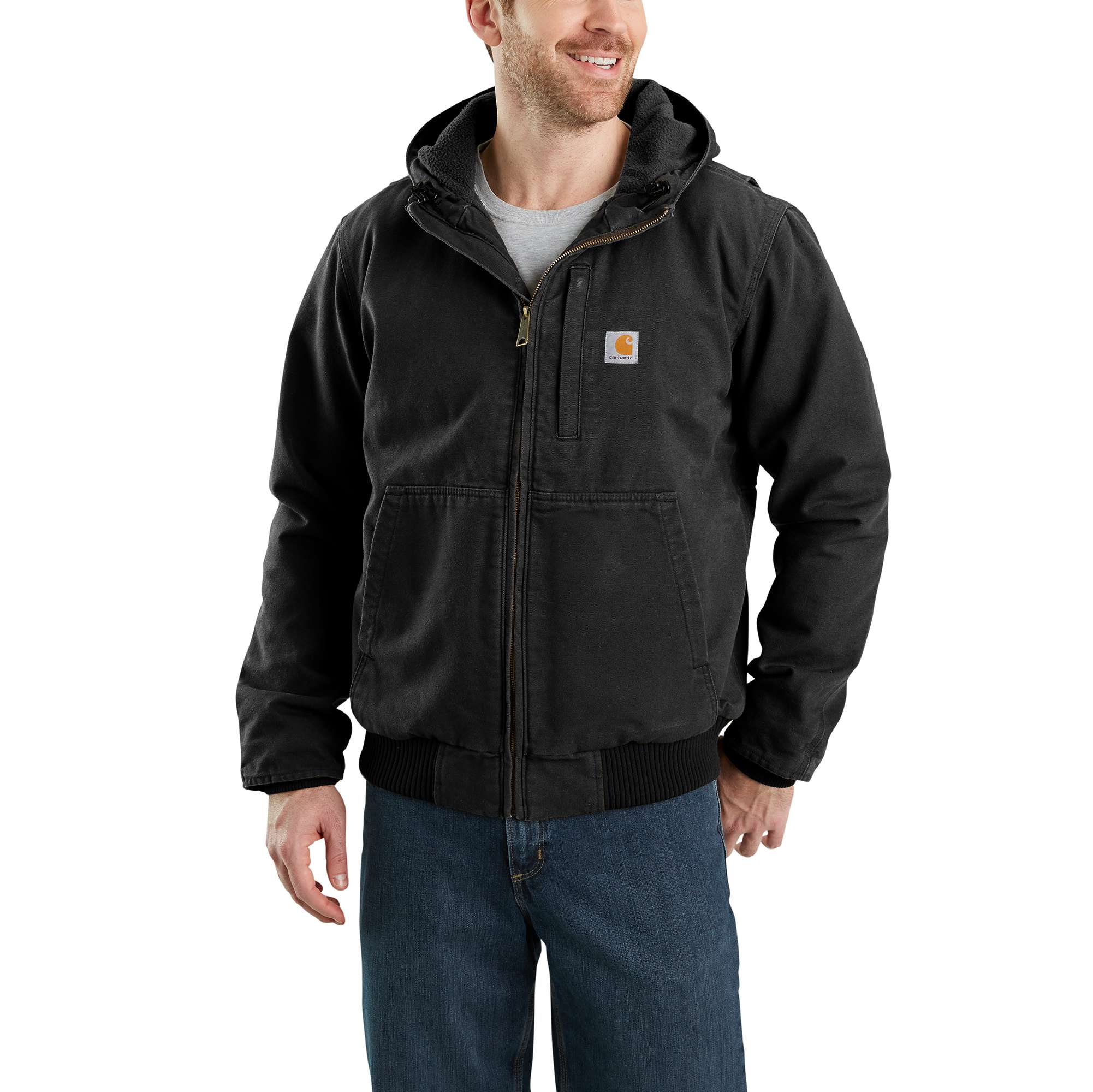 Full Swing® Loose Fit Washed Duck Fleece-Lined Active Jac - 2 Warmer Rating