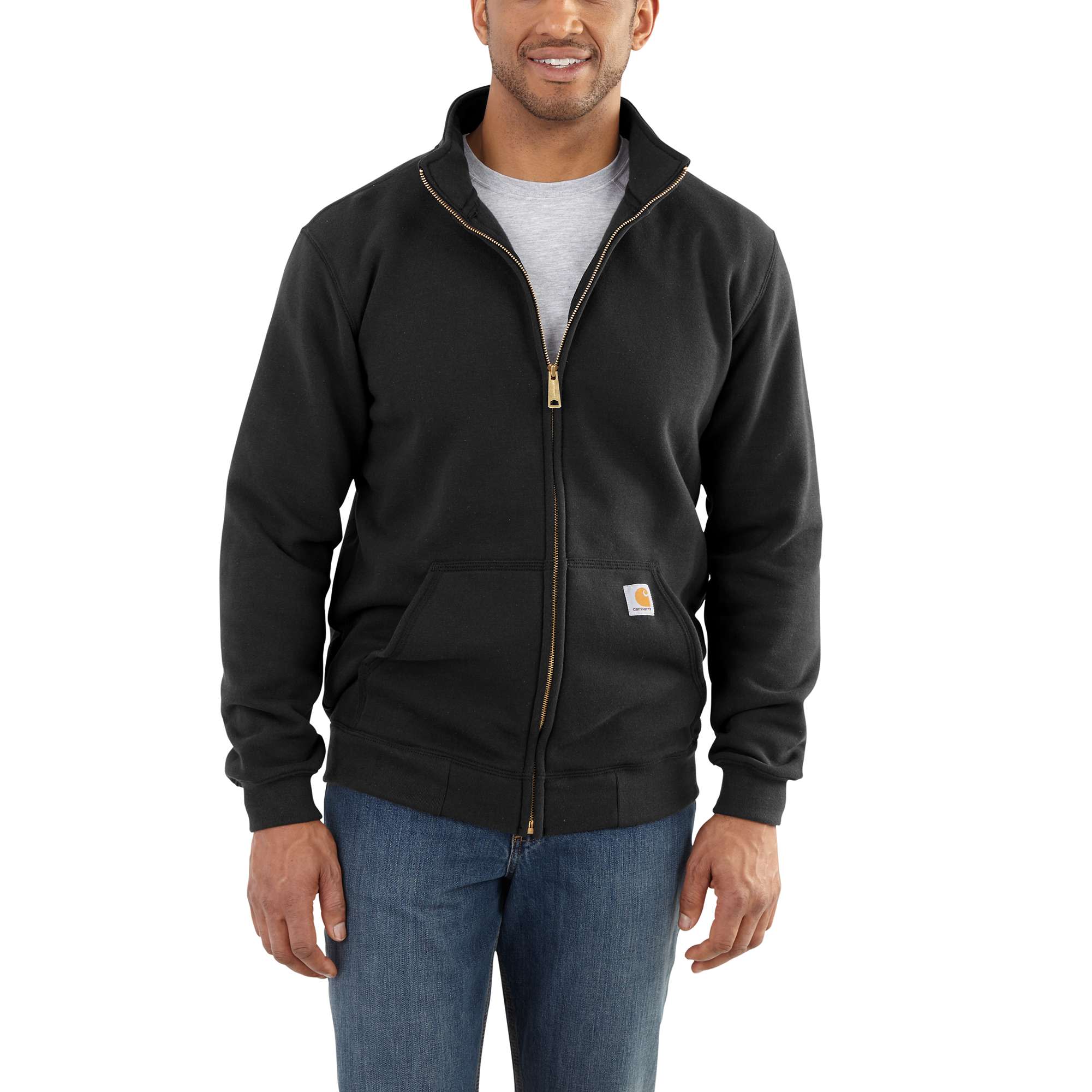 Haughton Midweight Mock Neck Zip Sweatshirt