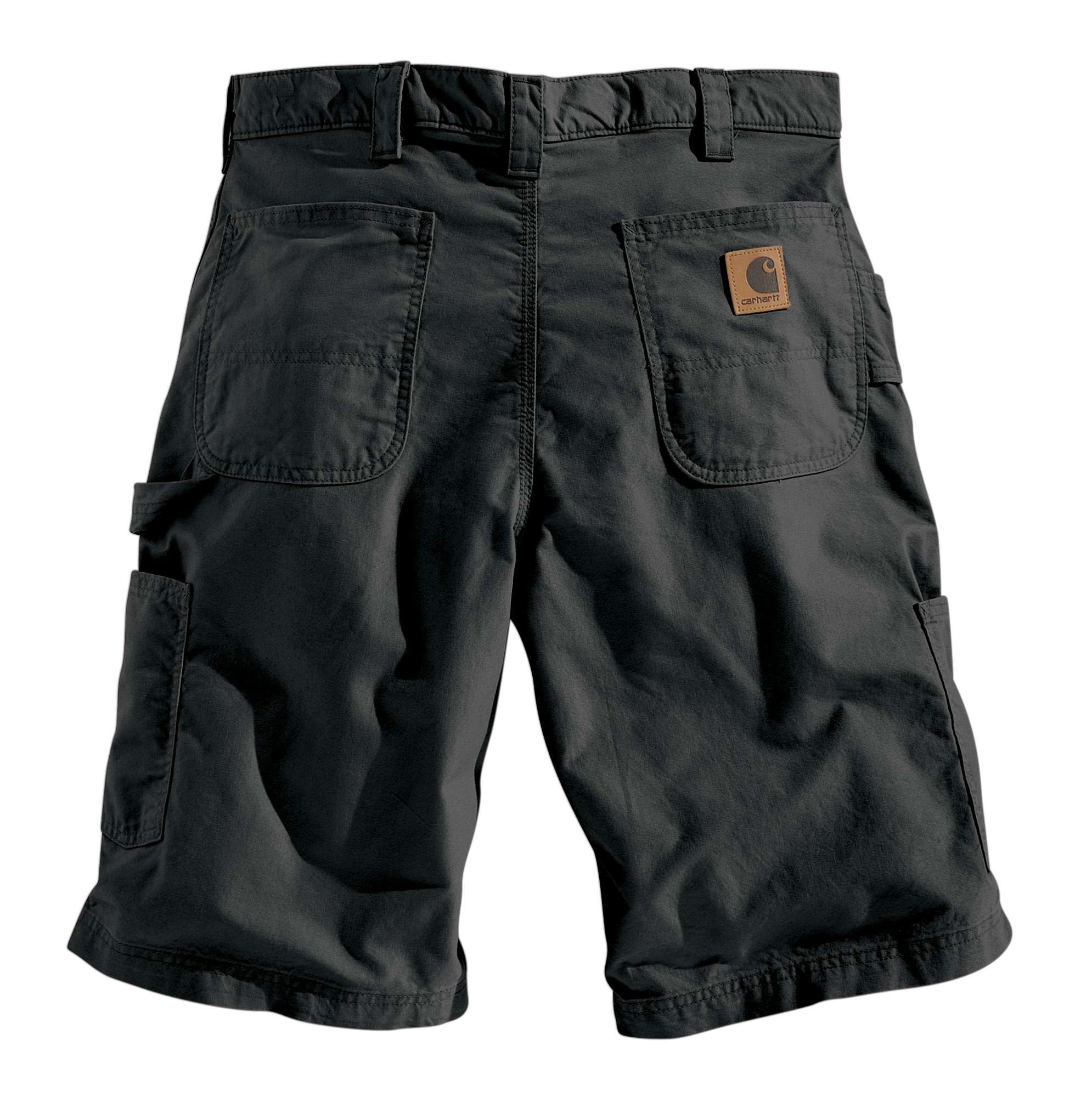 Loose Fit Canvas Utility Work Short - Image 2