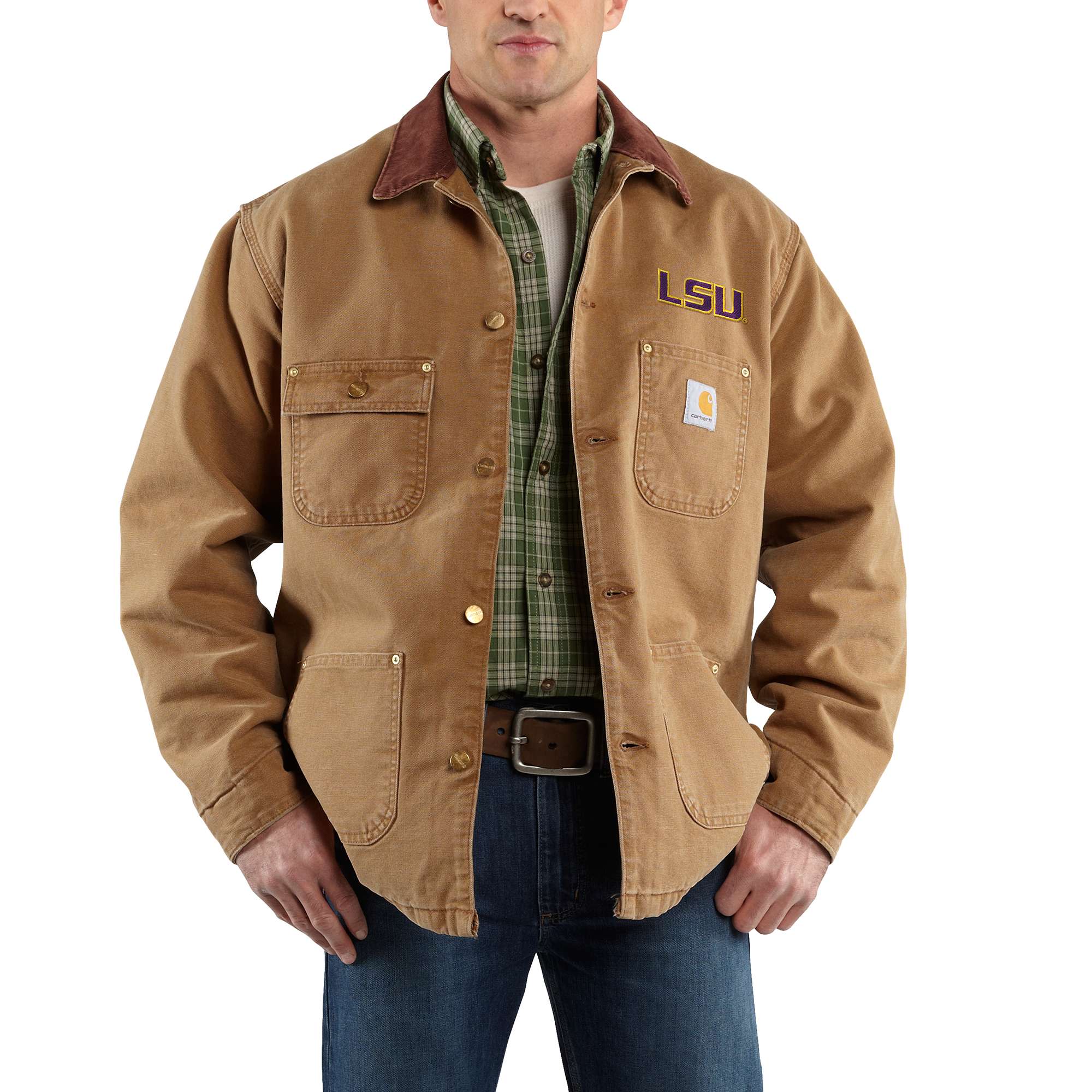 Louisiana State Weathered Chore Coat