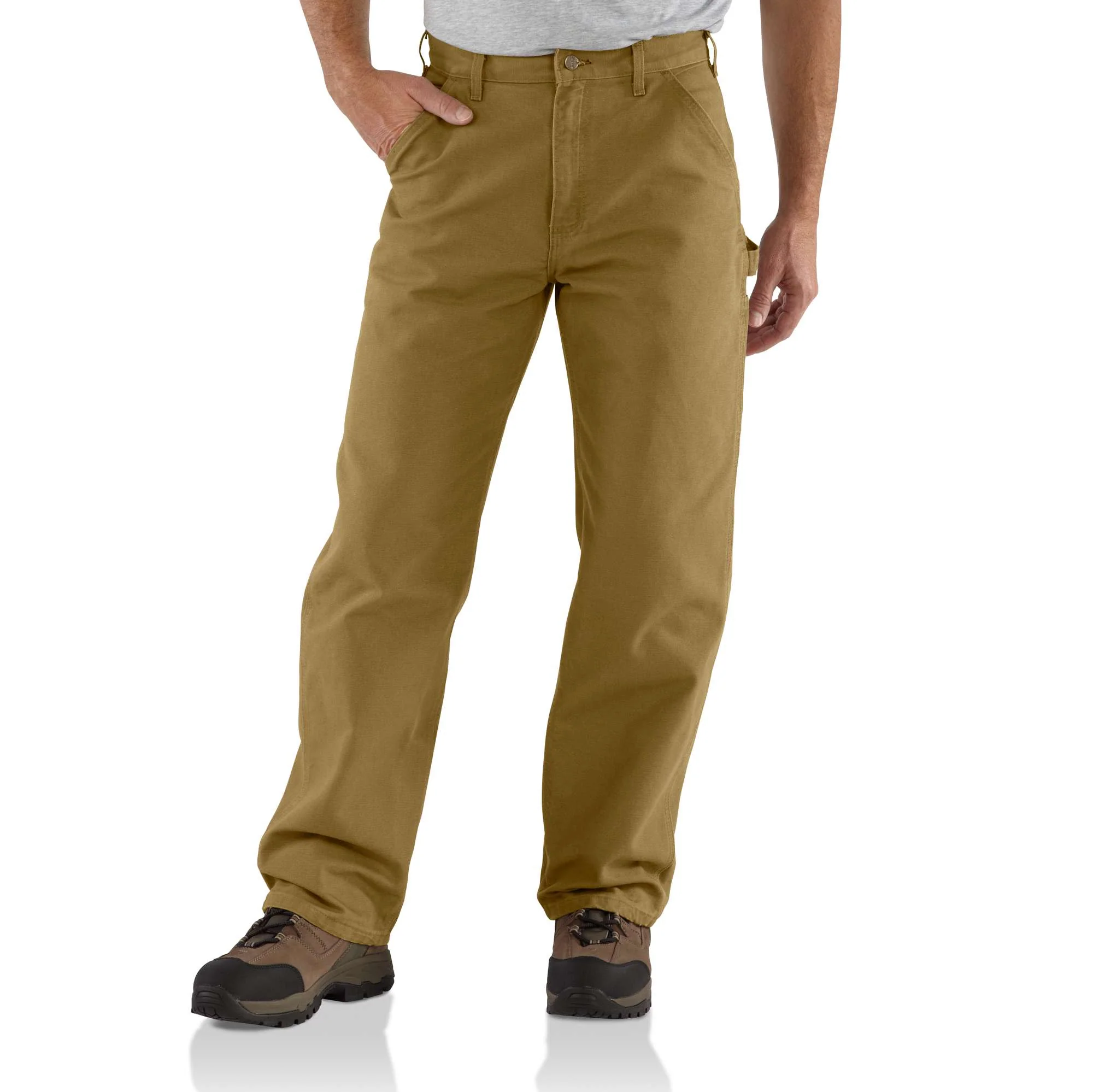Men's Loose Fit Washed Duck Utility Work Pant