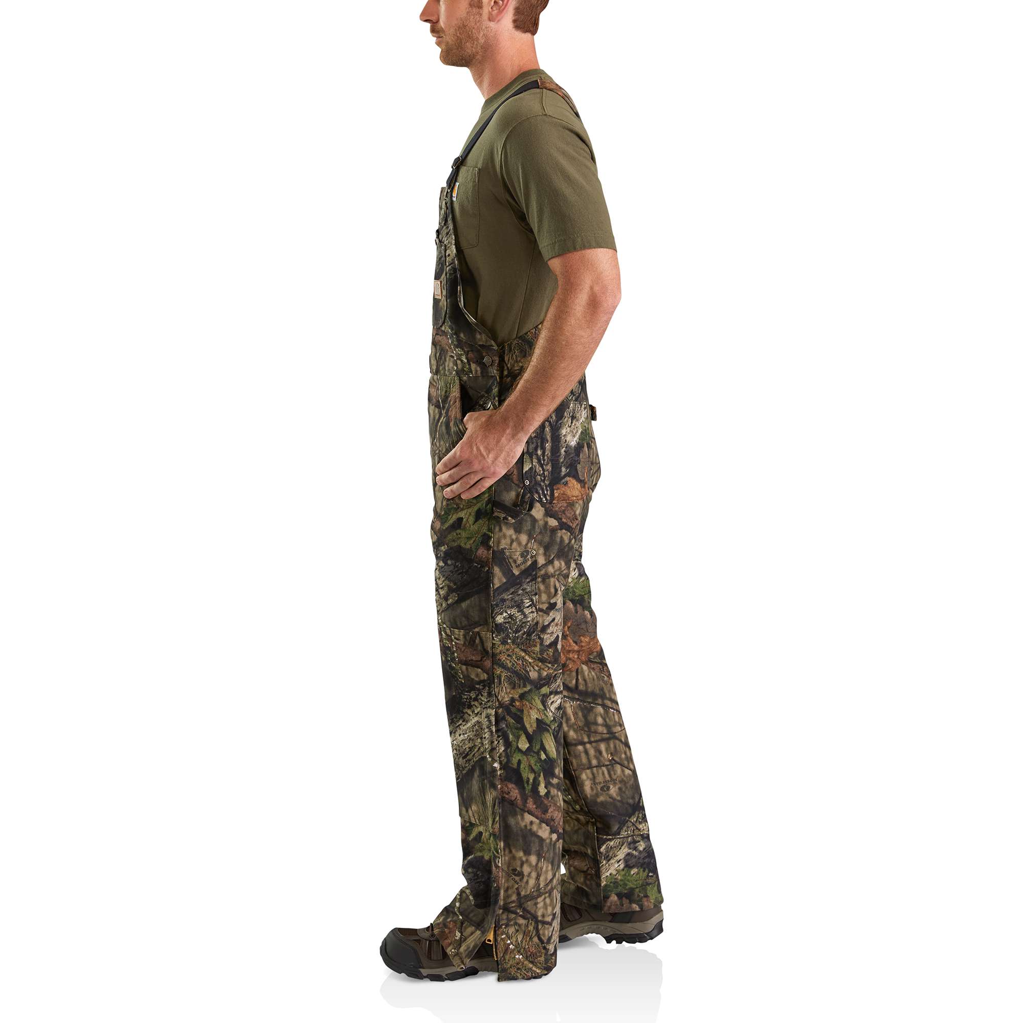 Quilt Lined Camo Bib Overalls - Image 3