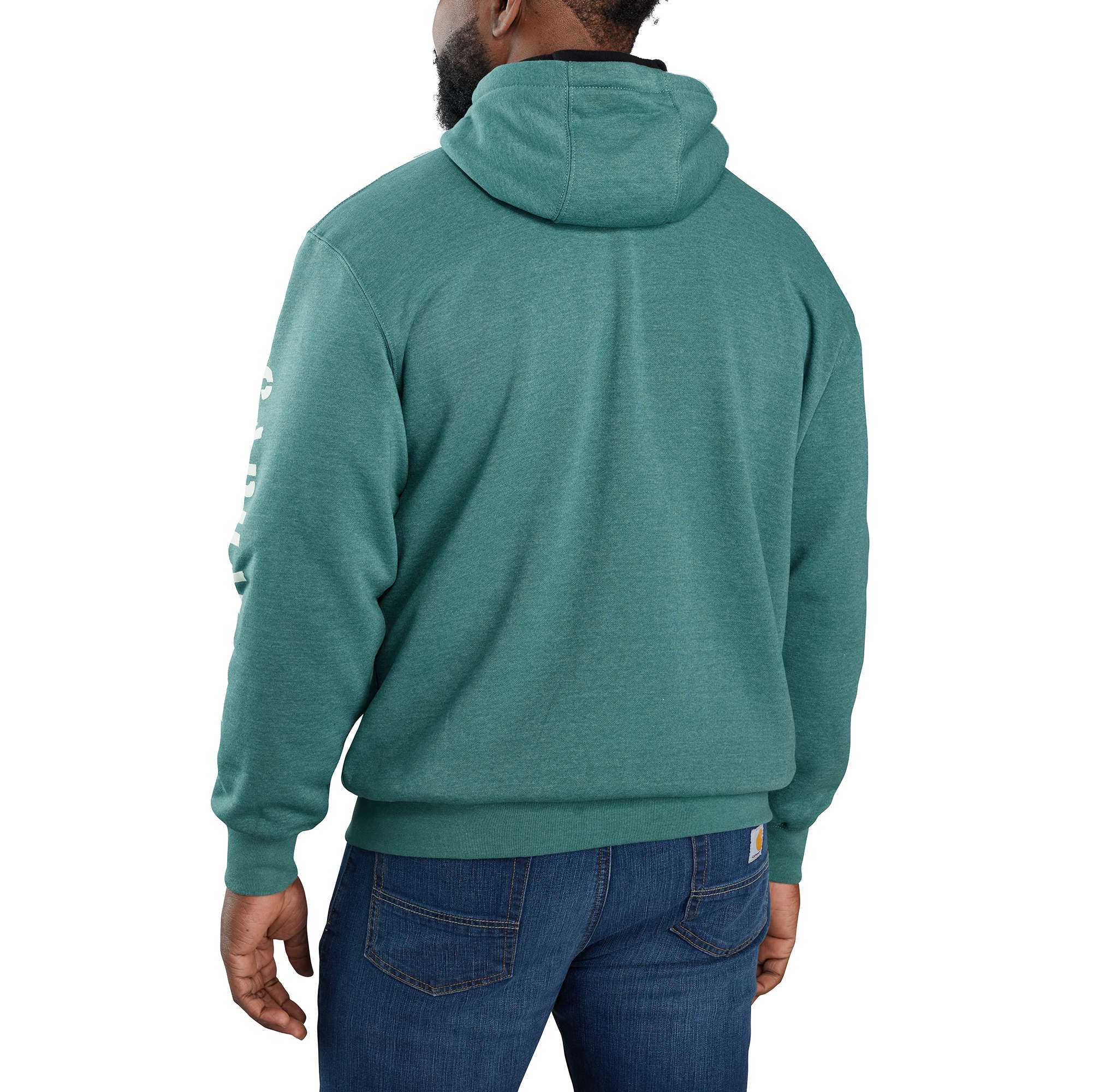 Rain Defender® Loose Fit Fleece-Lined Logo Graphic Sweatshirt - Image 2