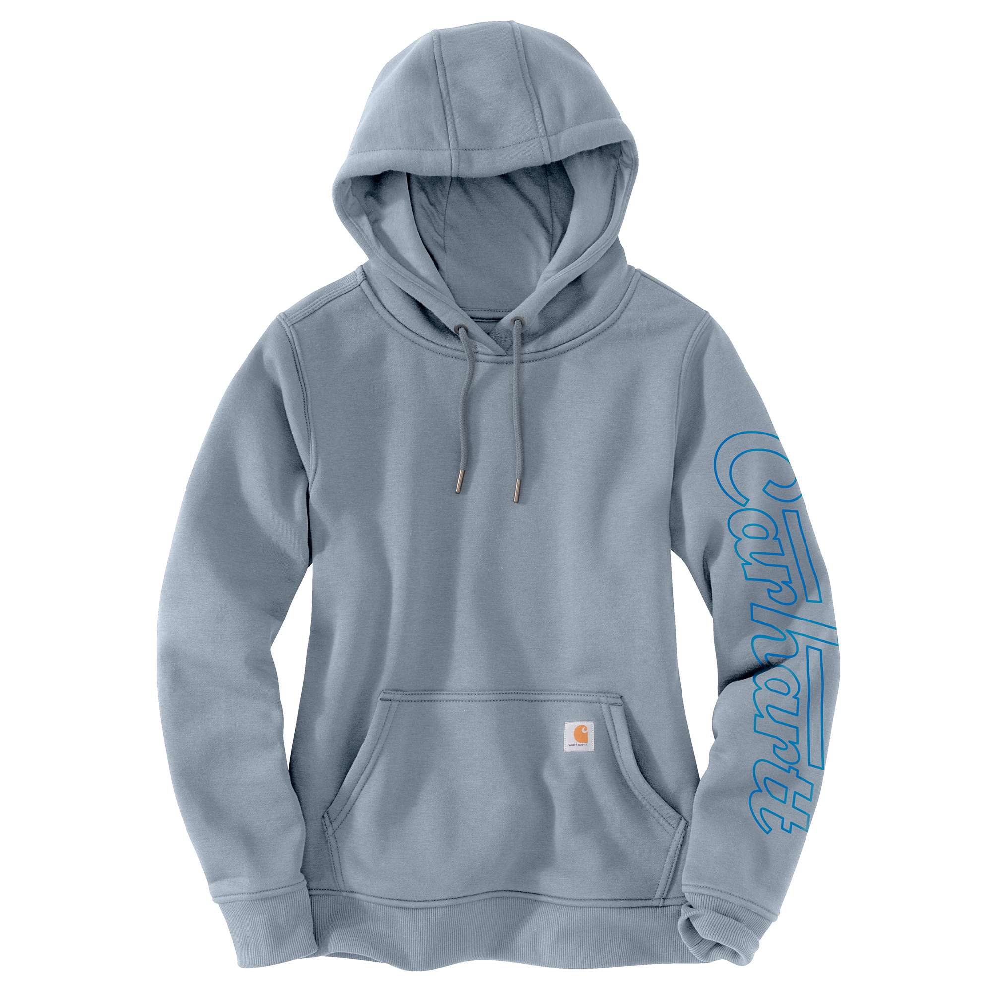Rain DefenderĀ® Relaxed Fit Midweight Logo Sleeve Graphic Sweatshirt