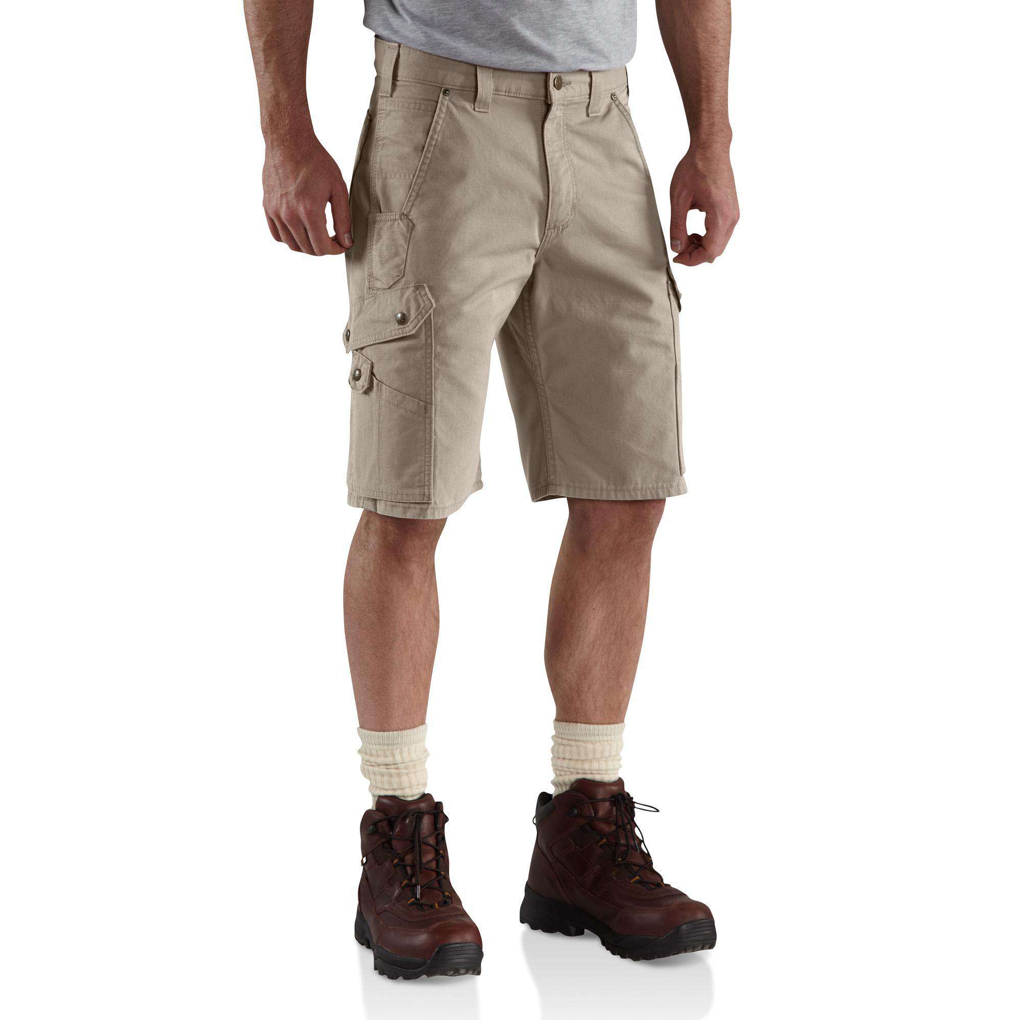 Relaxed Fit Ripstop Cargo Work Short