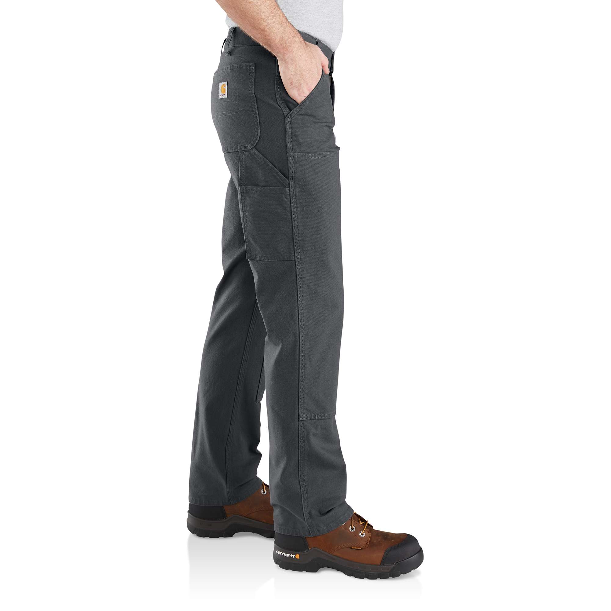 Relaxed Straight Rugged Flex™ Duck Double-Front Dungaree - Image 3