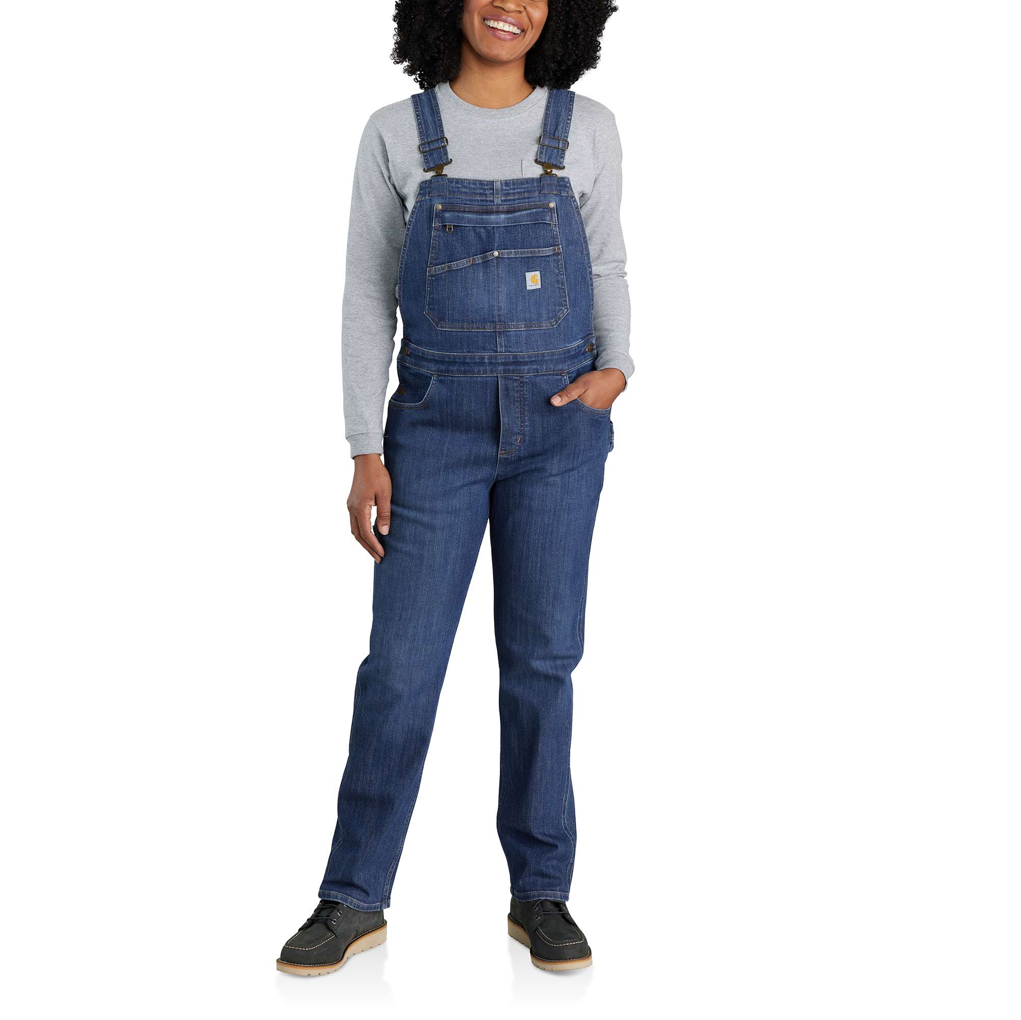 Rugged Flex® Relaxed Fit Denim Bib Overall