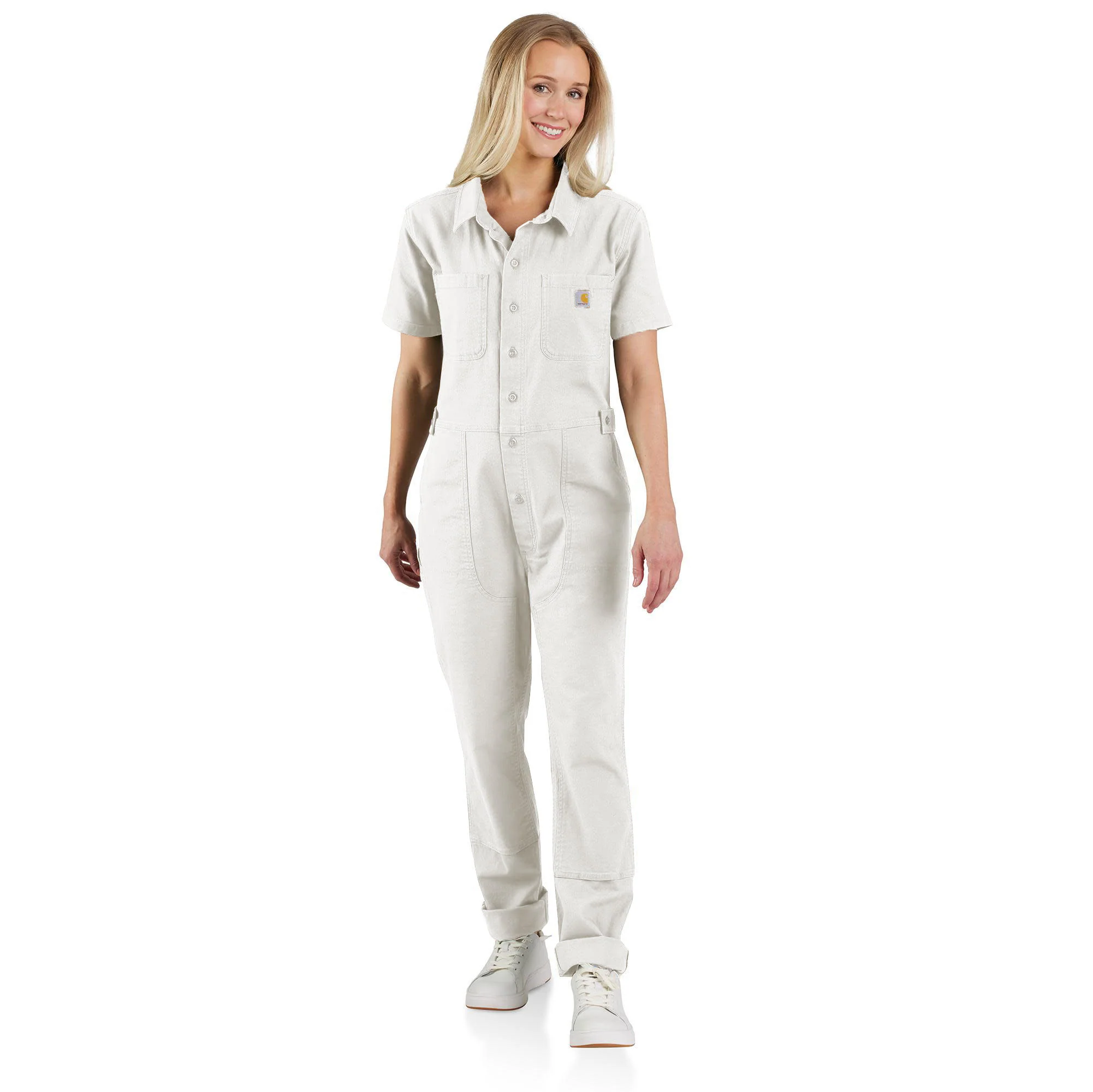 Rugged Flex® Relaxed Fit Short-Sleeve Canvas Coverall