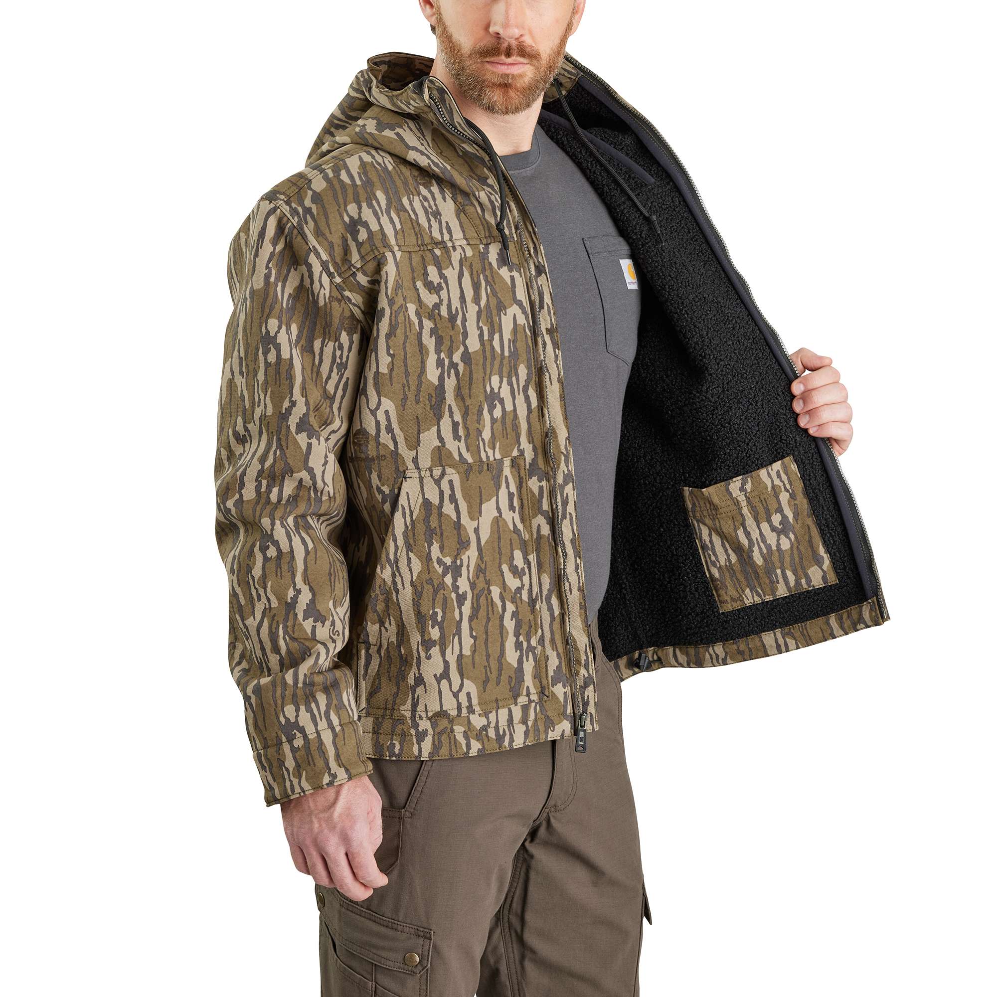 Super Duxâ„¢ Relaxed Fit Sherpa-Lined Camo Active Jacket - Image 3