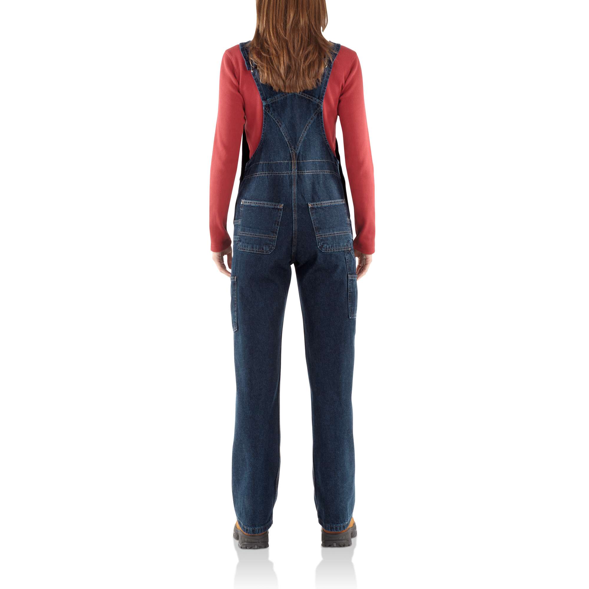 Washed Denim Bib Overall - Straight Leg / Unlined - Image 2