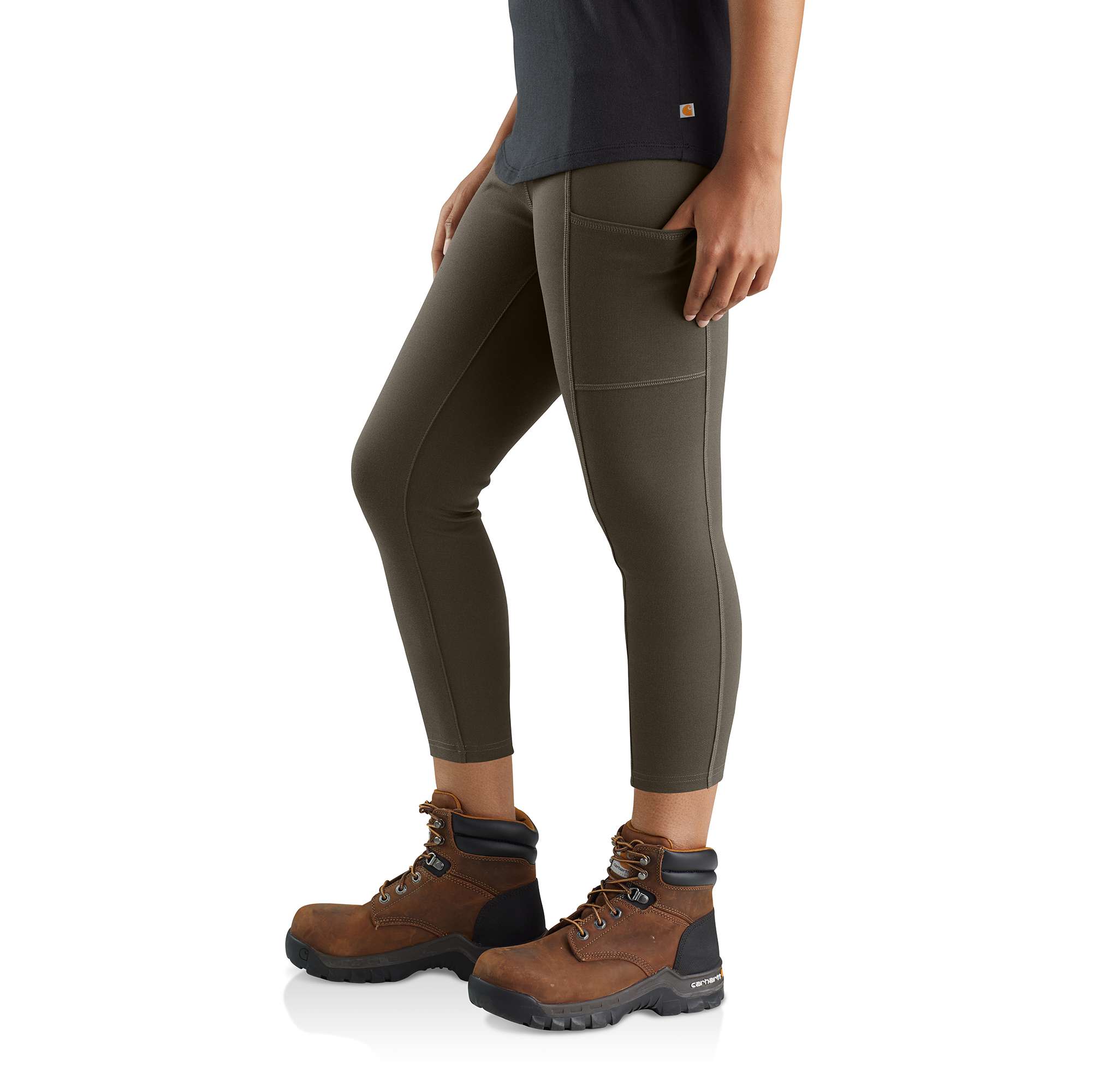 Women's Carhartt ForceĀ® Lightweight Ankle Length Pocket Legging - Image 3