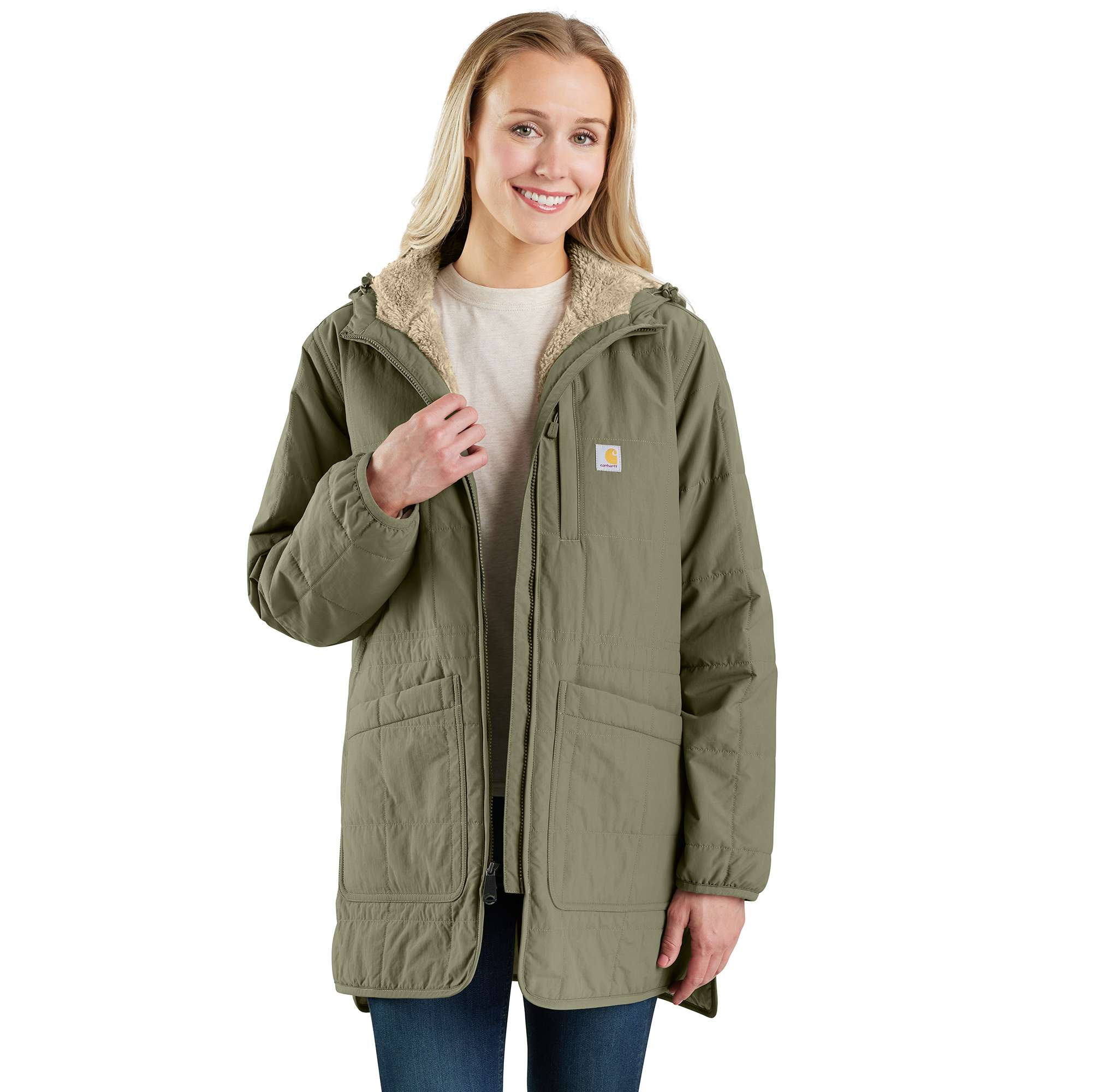Women's Rockford Loose Fit Lightweight Insulated Hooded Coat - 4 Extreme Warmth Rating