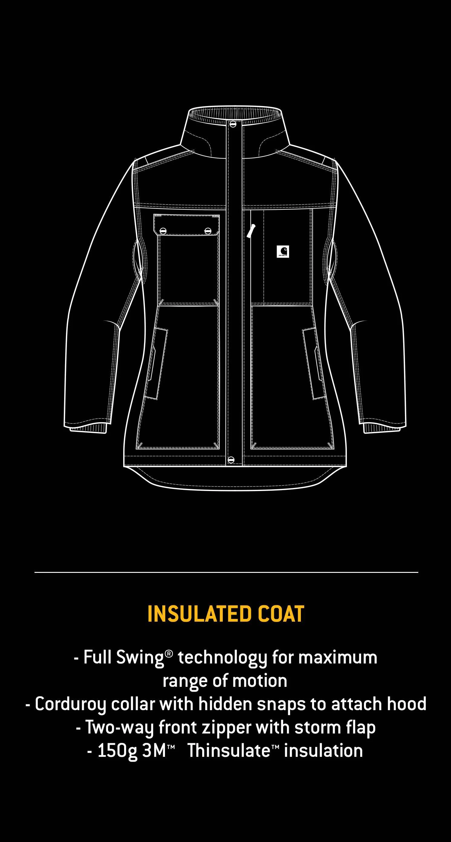 Yukon Extremes™ Full Swing® Insulated Coat - 4 Extreme Warmth Rating - Image 2